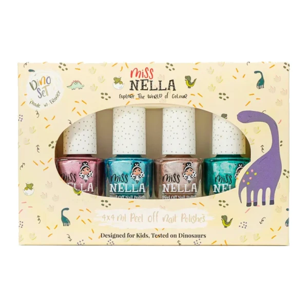 Miss Nella Abziehbarer Kindernagellack 4er Set