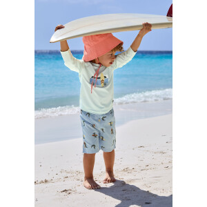 Lässig Boardshorts mit Schwimmwindel Krokodil