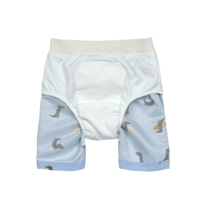 Lässig Boardshorts mit Schwimmwindel Krokodil