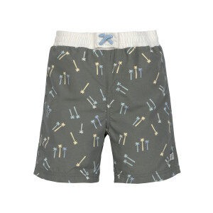 Lässig Boardshorts mit Schwimmwindel Palmen