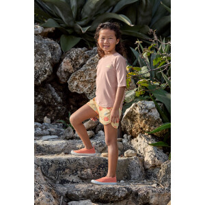 Lässig Boardie-Shorts mit Schwimmwindel Blume