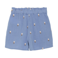 En Fant Shorts aus Musselin mit Stickerei