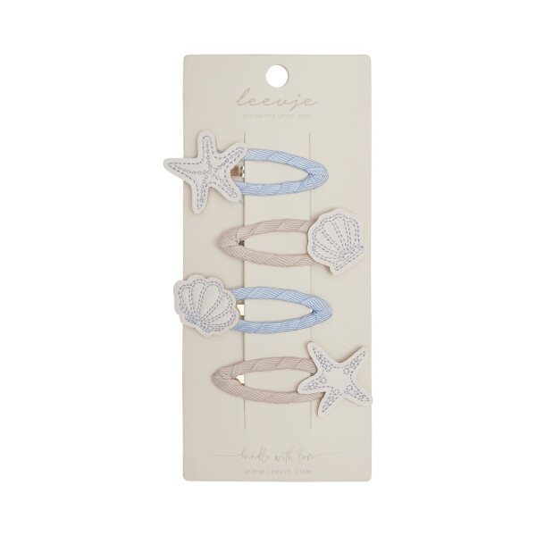 Leevje Haarspangen Blue Beach Clips