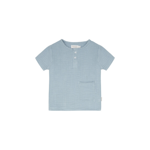 Leevje T-Shirt aus Musselin mit Tasche