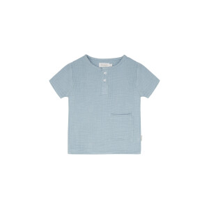 Leevje T-Shirt aus Musselin mit Tasche