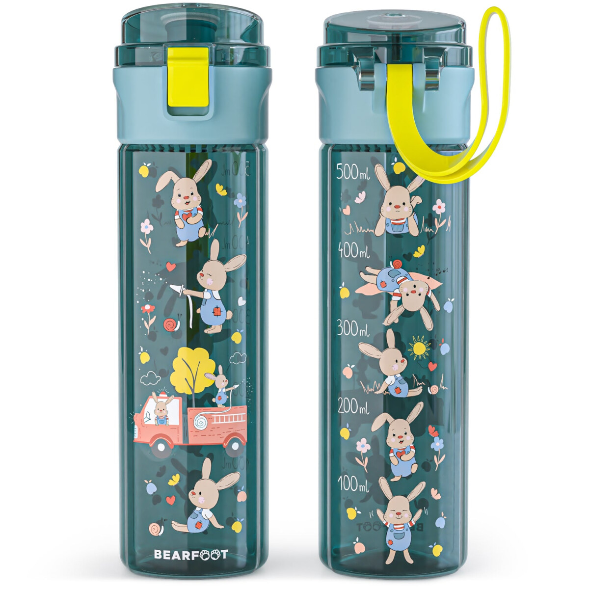NICI On Board Trinkflasche 0,5 Liter – Bunt & Lustig Für Schule, Kindergarten & Ausflüge
