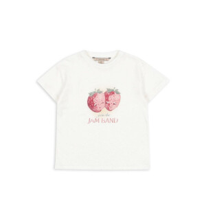 Konges Sløjd T-Shirt Era Strawberry Jam mit Leinen