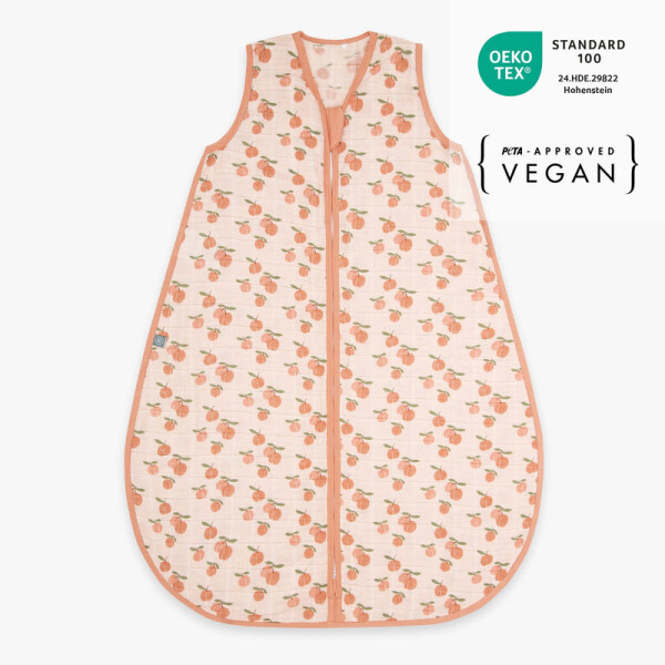 Emma&Noah Musselin-Schlafsack Aprikose 0.5 TOG