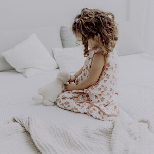 Emma&Noah Musselin-Schlafsack Aprikose 0.5 TOG