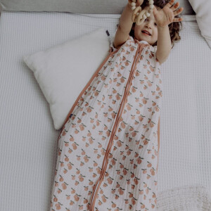 Emma&Noah Musselin-Schlafsack Aprikose 0.5 TOG