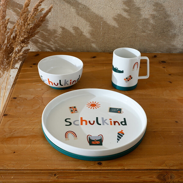 Ava & Yves Porzellanset Schulkind Adventure