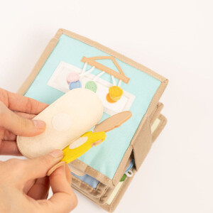 Jolly Designs Montessori Baby - 6 Seiten Mini Quiet Book