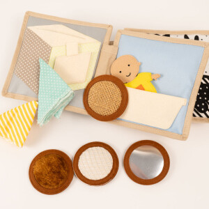 Jolly Designs Montessori Baby - 6 Seiten Mini Quiet Book