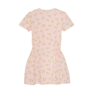 Minymo Sommerkleid kurzarm Zitrone