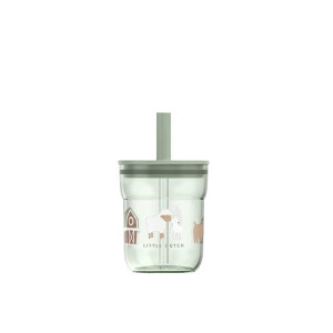 Little Dutch x Mepal Mio Kinder Trinkglas mit Strohhalm 250ml