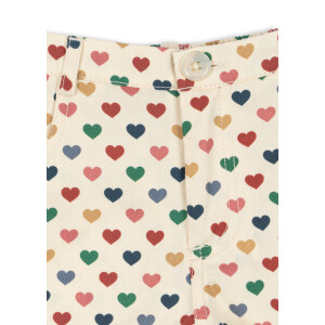 Konges Sløjd Frankie Mini Shorts coeur coloré