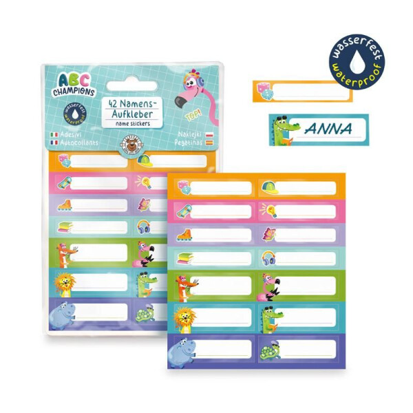Trendhaus ABC-5 Namenssticker-Set