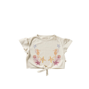 Your Wishes Front Tie Shirt Marina