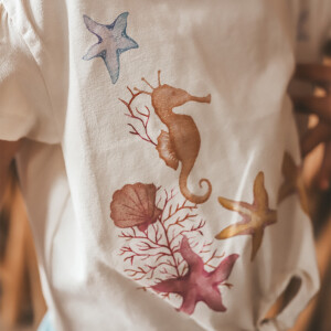 Your Wishes Front Tie Shirt Marina