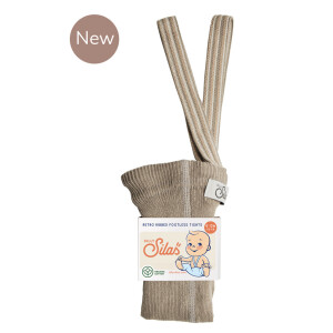 Silly Silas Retro Strumpfhose mit Trägern ohne Fuß