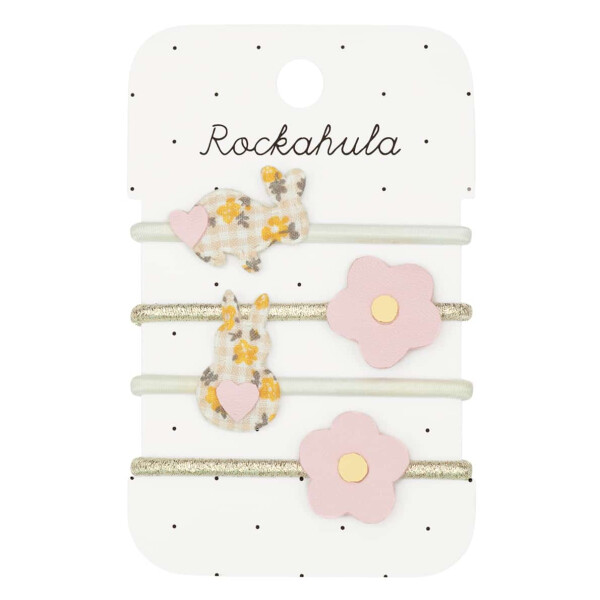 Rockahula Haargummiset 4 Stück Ditsy Hoppy Bunny Ponies