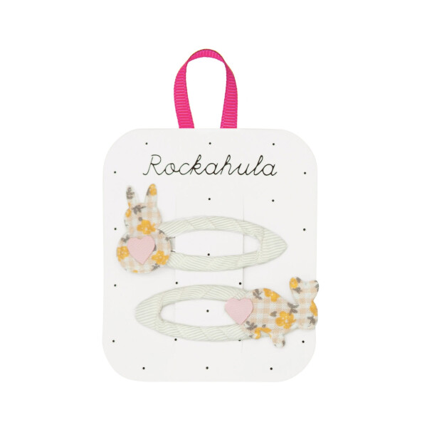 Rockahula Haarspangen 2 Stück Ditsy Hoppy Bunny Clip