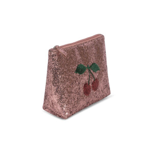 Konges Sløjd Kosmetiktasche Mellow Rose Glitzer Cherry