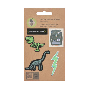 Lässig Textilsticker Dino