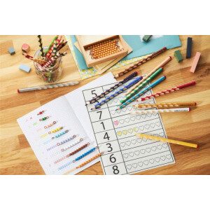 Stabilo EASYcolor Ergonomischer Dreikant-Buntstift 6er Set Linkshänder:innen