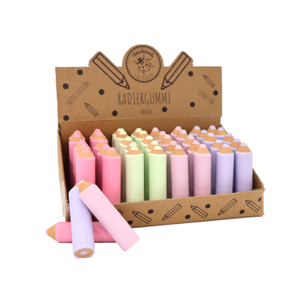 Lulubug Radiergummi in Stiftform pastell
