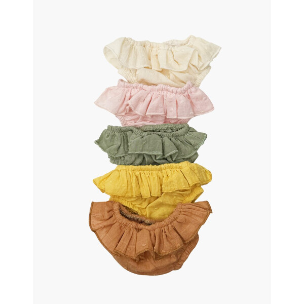Minikane Baumwollhöschen Rüsche für Babypuppen 34/36cm