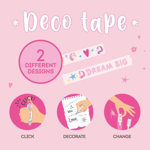 Legami Stift mit Dekoband - Deco Tape