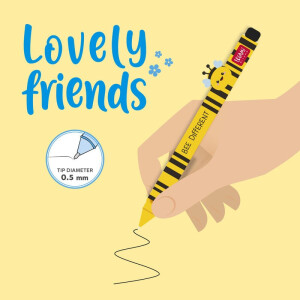 Legami Gelstift mit Tierdeko - Lovely Friends Bee
