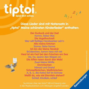 Ravensburger tiptoi - Meine schönsten Kinderlieder