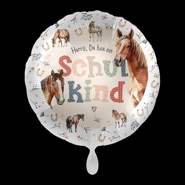 Premioloon  Ballon Schulstart Pferdeliebe