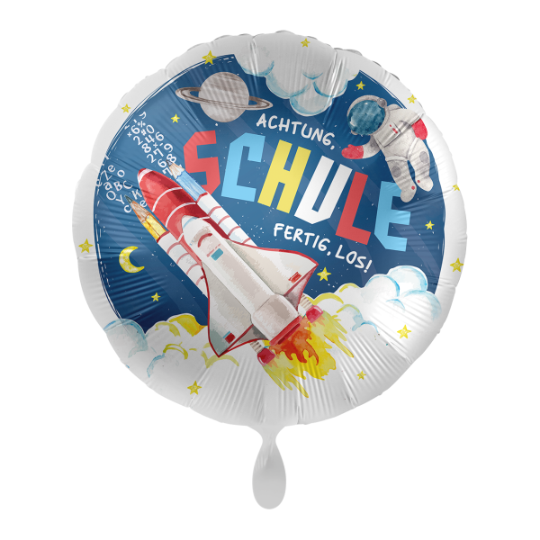 Premioloon  Ballon Achtung, Schule, fertig, los!