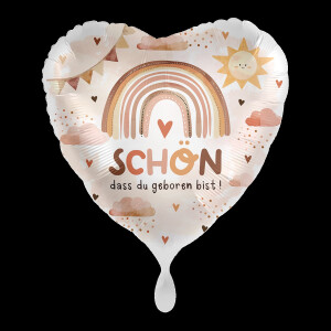 Premioloon Ballon "Schön, dass du geboren...