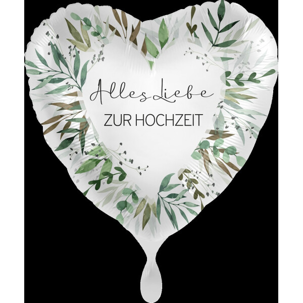 Premioloon Ballon "Alles Liebe zur Hochzeit"