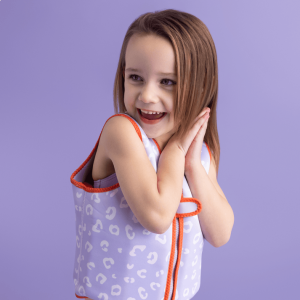 The Essentials Schwimmweste Leopard Lila 3-6 Jahre