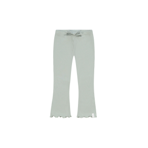 Leevje Schlag-Leggings Soft Green Print Bio