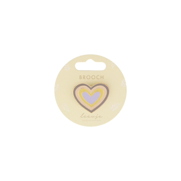 Leevje Brosche Rainbow Heart