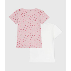 Petit Bateau T-Shirt 2er Set kurzärmlige Baumwoll...
