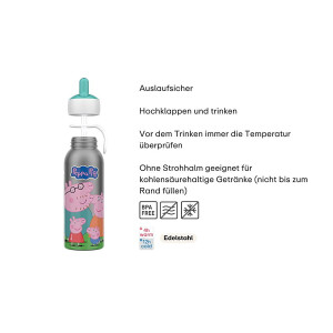 Mepal Thermoflasche Flip-up Peppa Pig