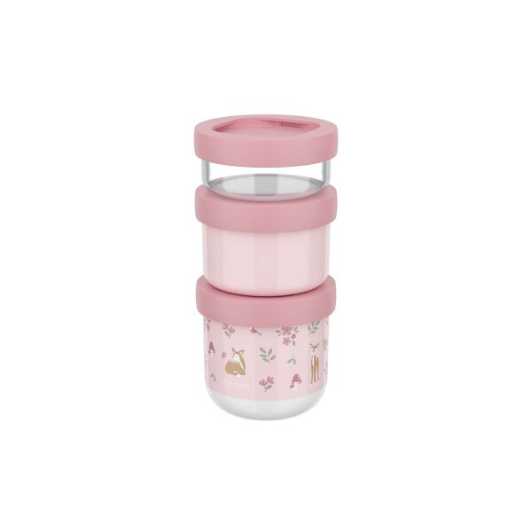 Little Dutch x Mepal Snackbox Stack Fairy Garden 3 tlg.