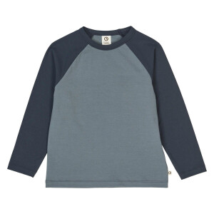 Müsli by green cotton Cozy Me Langarmshirt Stormy Blue