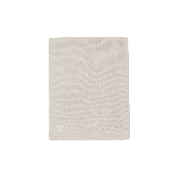 Jollein Decke Wiege 75x100cm Basic Knit - Oatmeal/Velvet