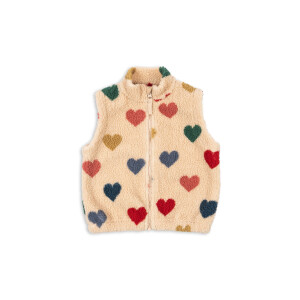 Konges Sløjd Teddyfleeceweste Bon Coeur Coloré