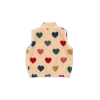 Konges Sløjd Teddyfleeceweste Bon Coeur Coloré