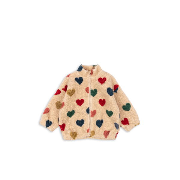 Konges Sløjd Teddyfleecejacke Jody Multi Heart