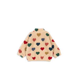 Konges Sløjd Teddyfleecejacke Jody Multi Heart